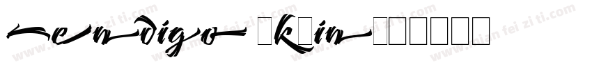 Bendigo Plain字体转换